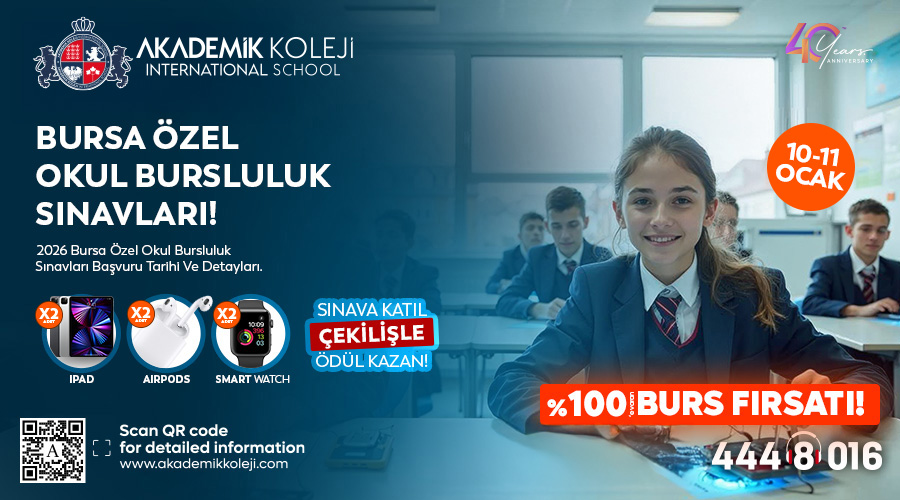 2026 Bursa Özel Okul ve Kolej Bursluluk Sınavları